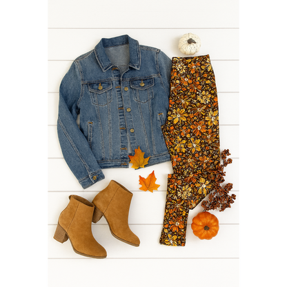 The Autumn - Fall Leaves Leggings*
