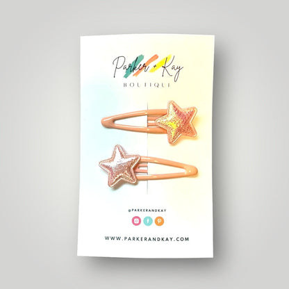 Shiny Stars Hair Clips