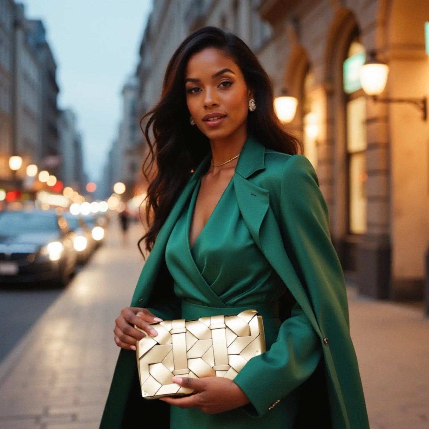 THE ZENOBIA WOVEN CLUTCH