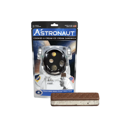 Astronaut Cookies & Cream Ice Cream Sandwich, Freeze Dried