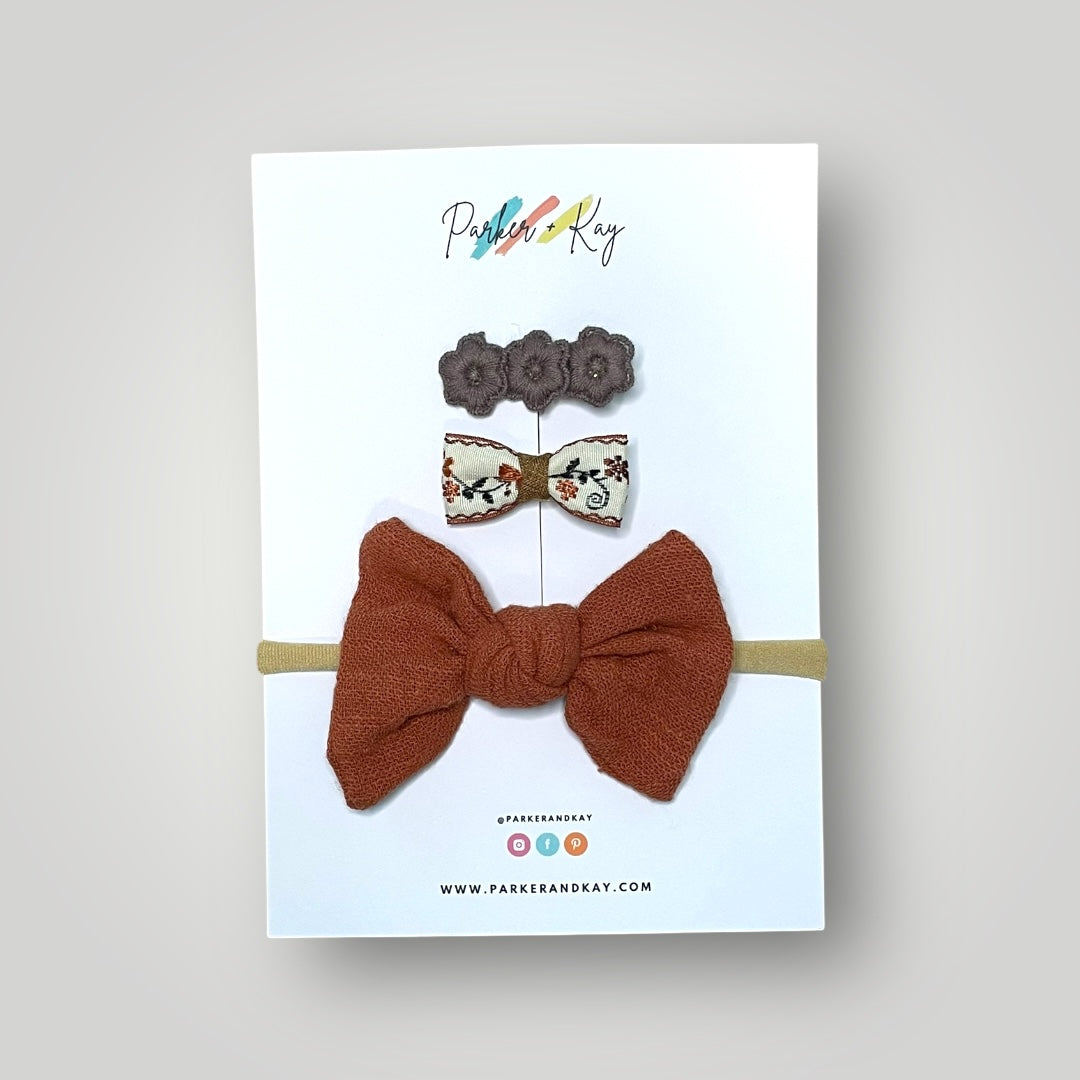 Ruffled Gingham Variety Set