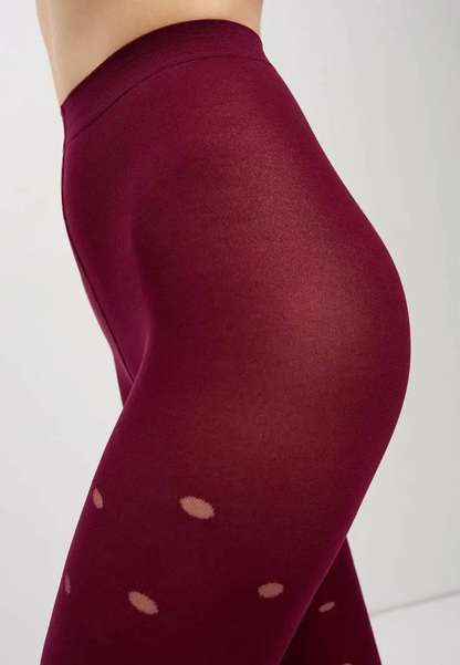 Conte Enjoy 50 Den - Fantasy Opaque Women's Tights with Sheer Polka Dots (19С-241СП)