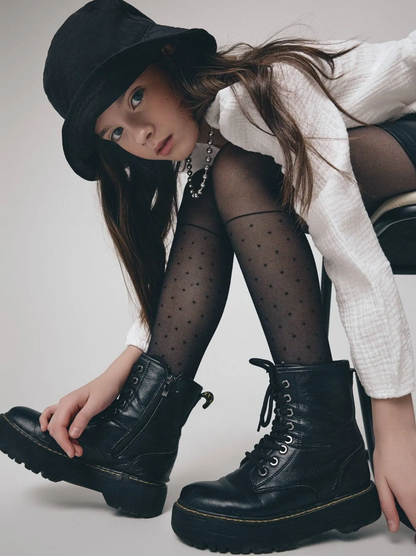 Conte Milana 20 Den - Fantasy Thin Tights for Girls with polka dots - 4yr. 6yr. 8yr. 10yr. 12yr. (20С-115СП)