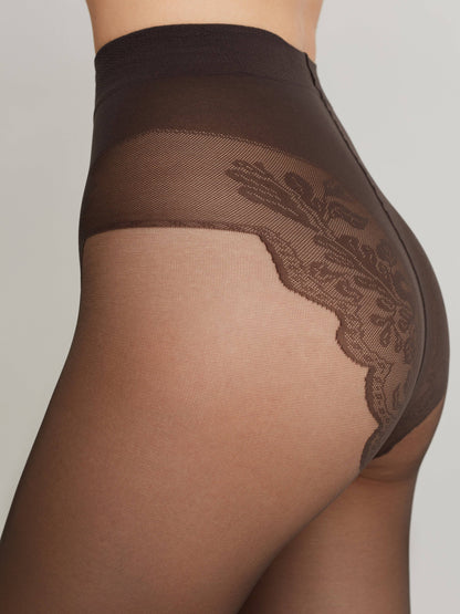 Conte Bikini Soft 20 Den - Classic Women's Tights with Laced Panties (8С-34СП)