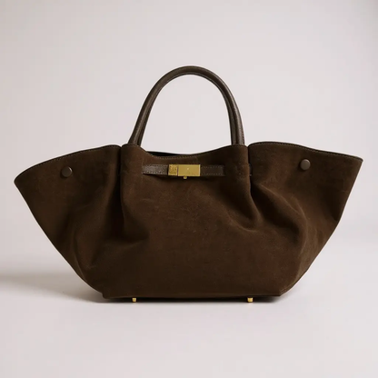 THE MARY SUEDE TOTE BAG