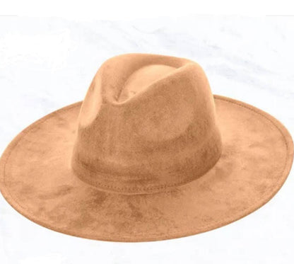 Blue Navajo Turquoise Slab Leather Band + Choice of Boho Hat 985p