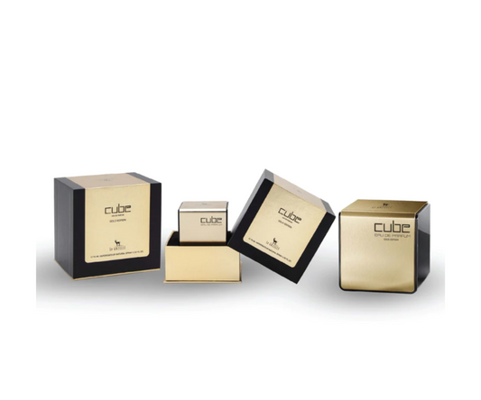 LA GAZELLE CUBE GOLD EDITION EAU DE PARFUM MEN 2.53OZ/75ML