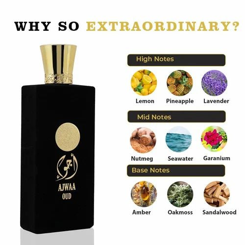 NUSUK AJWAA OUD EAU DE PARFUM MEN