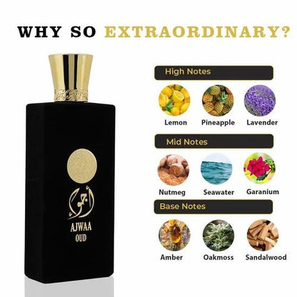 NUSUK AJWAA OUD EAU DE PARFUM MEN