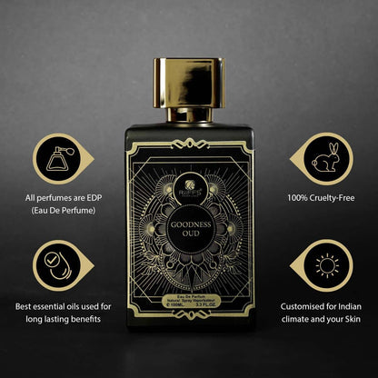 Riffs Goodness Oud (Black) Eau de Parfum for Men