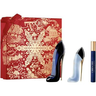 Good Girl Eau de Parfum 3-Piece Gift Set EDP 80ml, Hair Mist 30ml