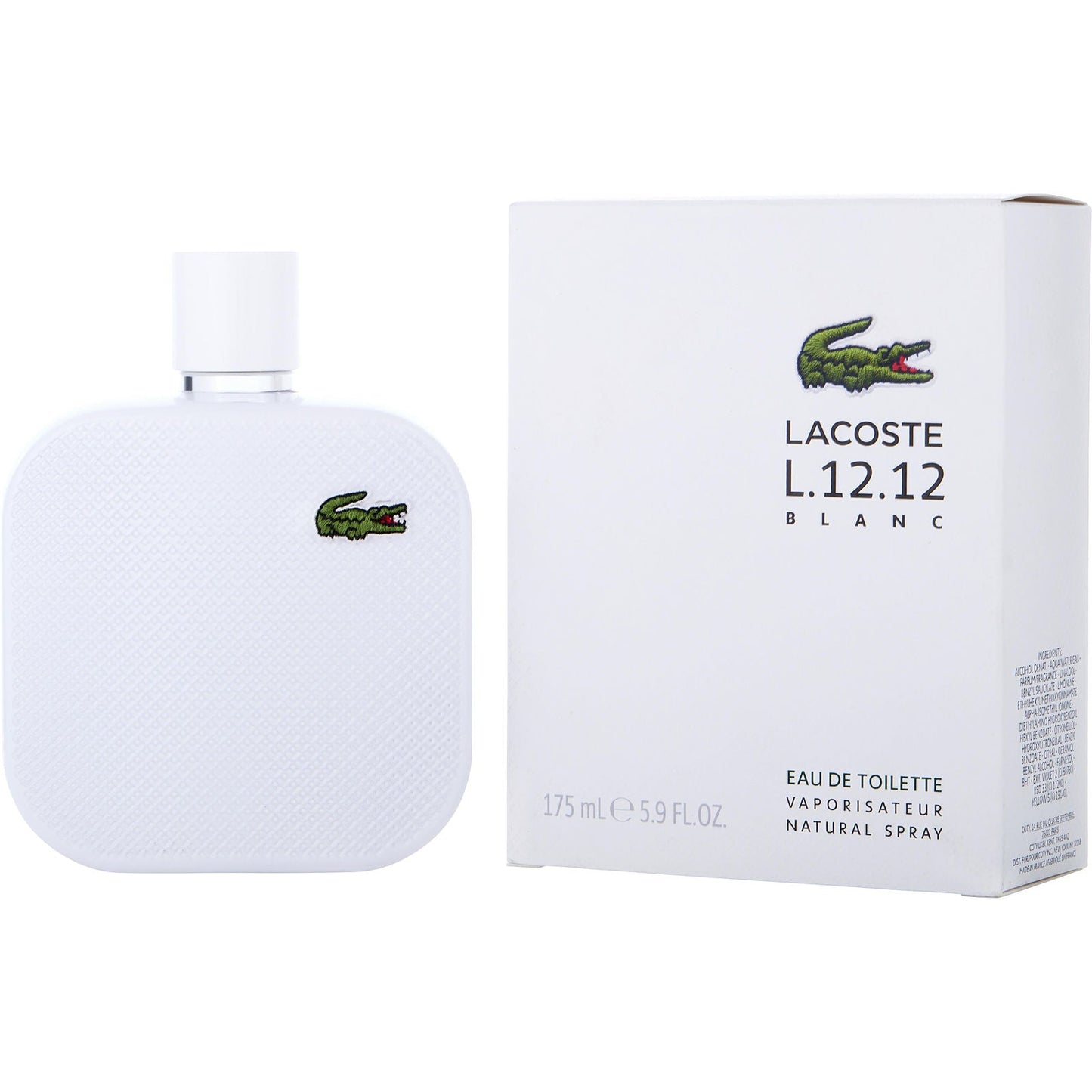 Lacoste L.12.12 Blanc Eau de Toilette Spray For Men