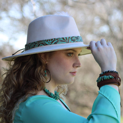 Chunky Genuine Natural Turquoise Beaded Collar Necklace 245b