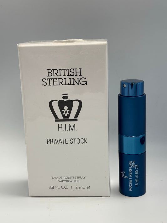 British Sterling Him Private Stock Eau de Toilette for Men