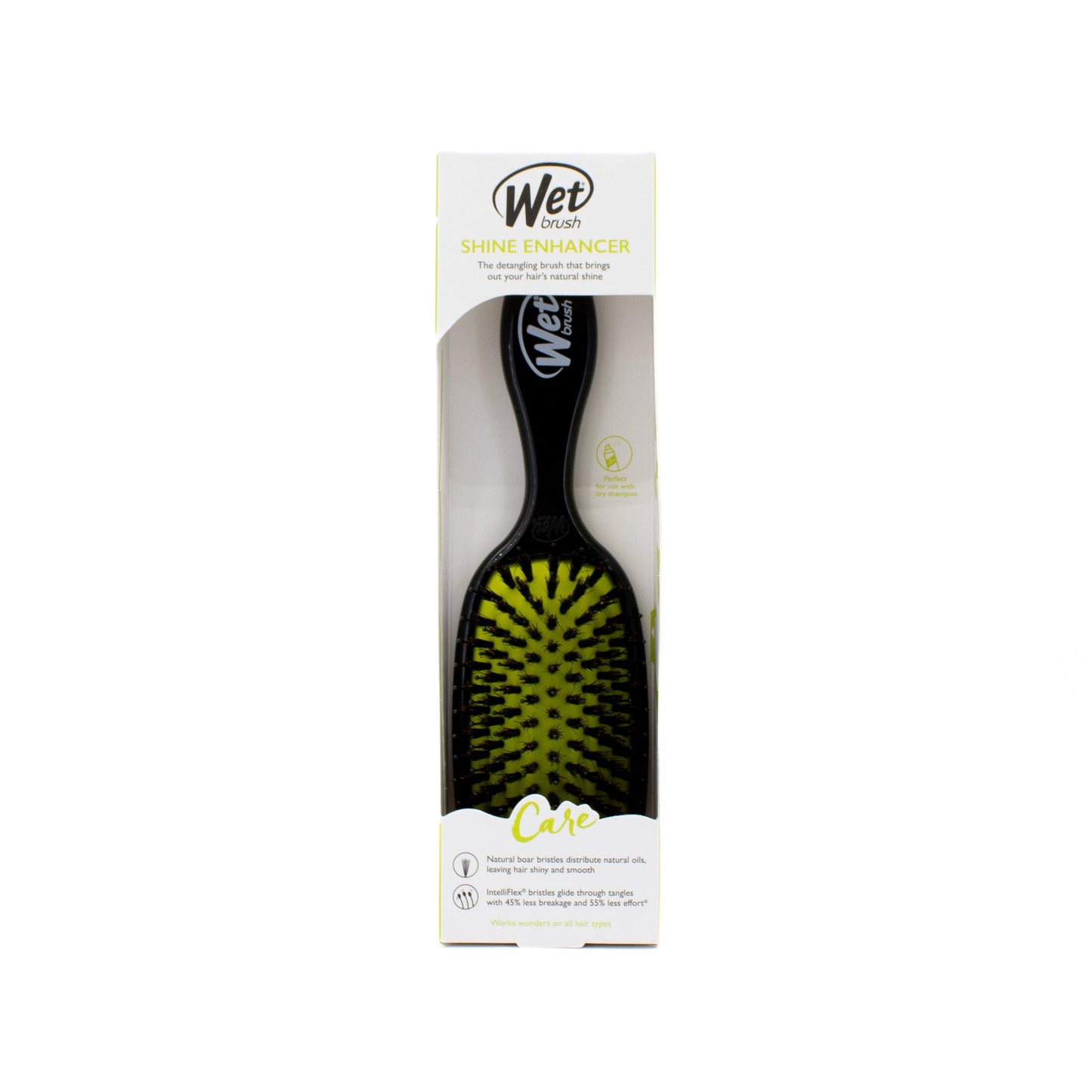 Wet Brush Shine Enhancer Hair Brush BLACK - New