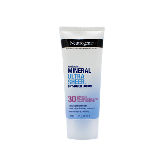 Neutrogena Mineral Ultra Sheer Sunscreen Lotion SPF 30 3oz - New