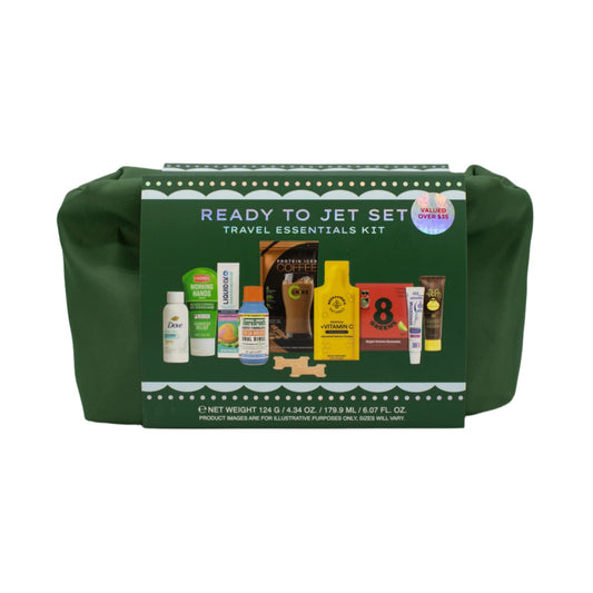 Ready to Jet Set Travel Essentials Kit with Bag - New