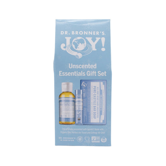 Dr. Bronner's Joy Unscented Essentials Gift Set - New