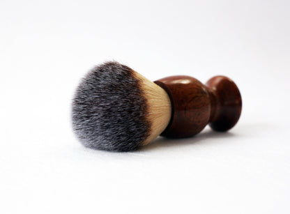 Mahogany Wood Plisson Lather Brush
