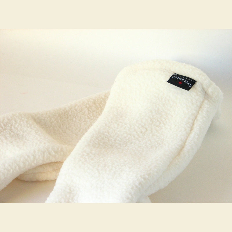 Polar Feet Supersoft Fleece Socks - Cream