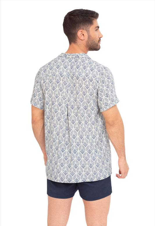 The Restless Shirt - Aegean Mosaic