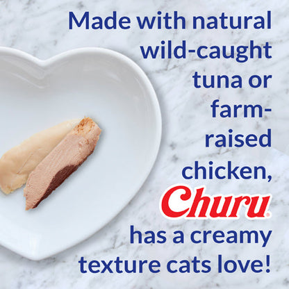 Inaba Churu Puree Chicken Crab Puree Cat Lickable Treats (0.5oz)