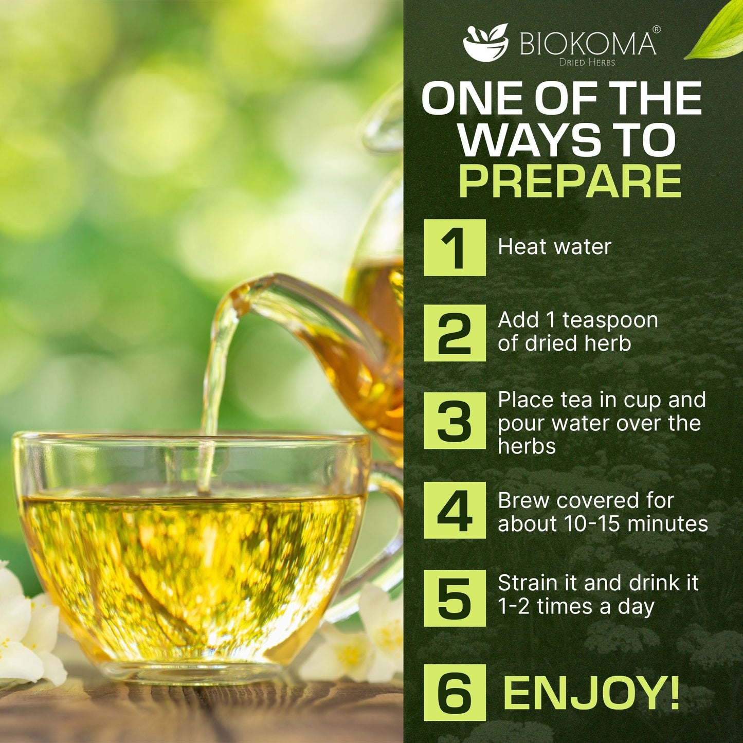 Hyssop (Hyssopus officinalis) Organic Dried Herb 50g 1.76oz