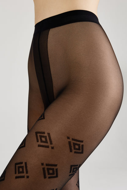 Fantasy Tights Conte Ingrid - Geometric Pattern