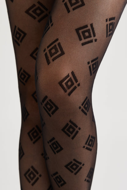 Fantasy Tights Conte Ingrid - Geometric Pattern