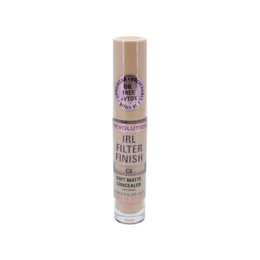 Makeup Revolution IRL Filter Finish Concealer C6 .21oz - New