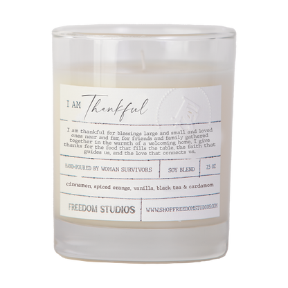 I AM Thankful 7.5 oz Candle