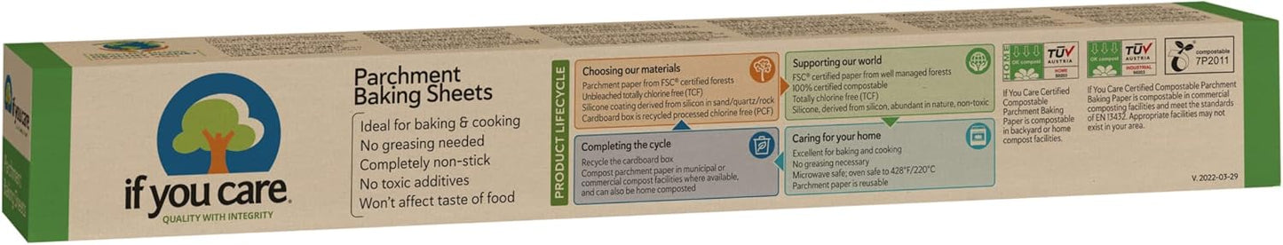 If You Care 24-Count Parchment Baking Sheets (Pack of 12)