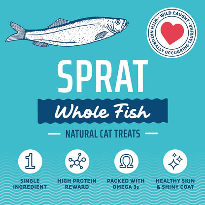 Icelandic Whole Sprats Dog Treats (2oz)