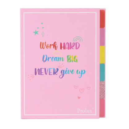Work Hard Dream Big Never Give Up Palette
