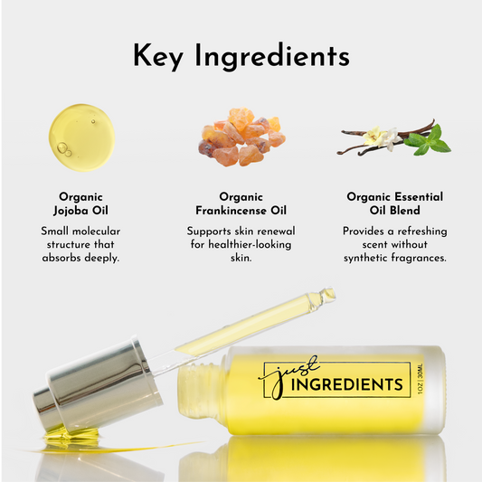 Organic Face Serum Oil - 1 oz