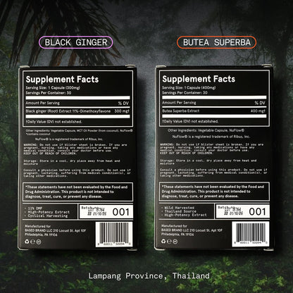 Butea Superba & Black Ginger Bundle