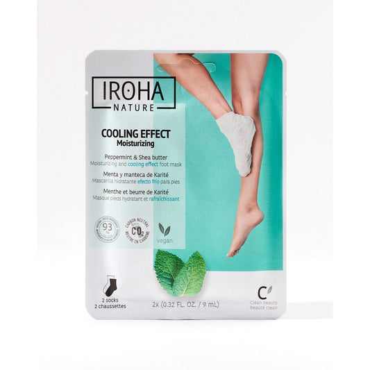 Iroha Nature - Foot Mask Moisturizing - Case Of 15 - 0.32 Ounces