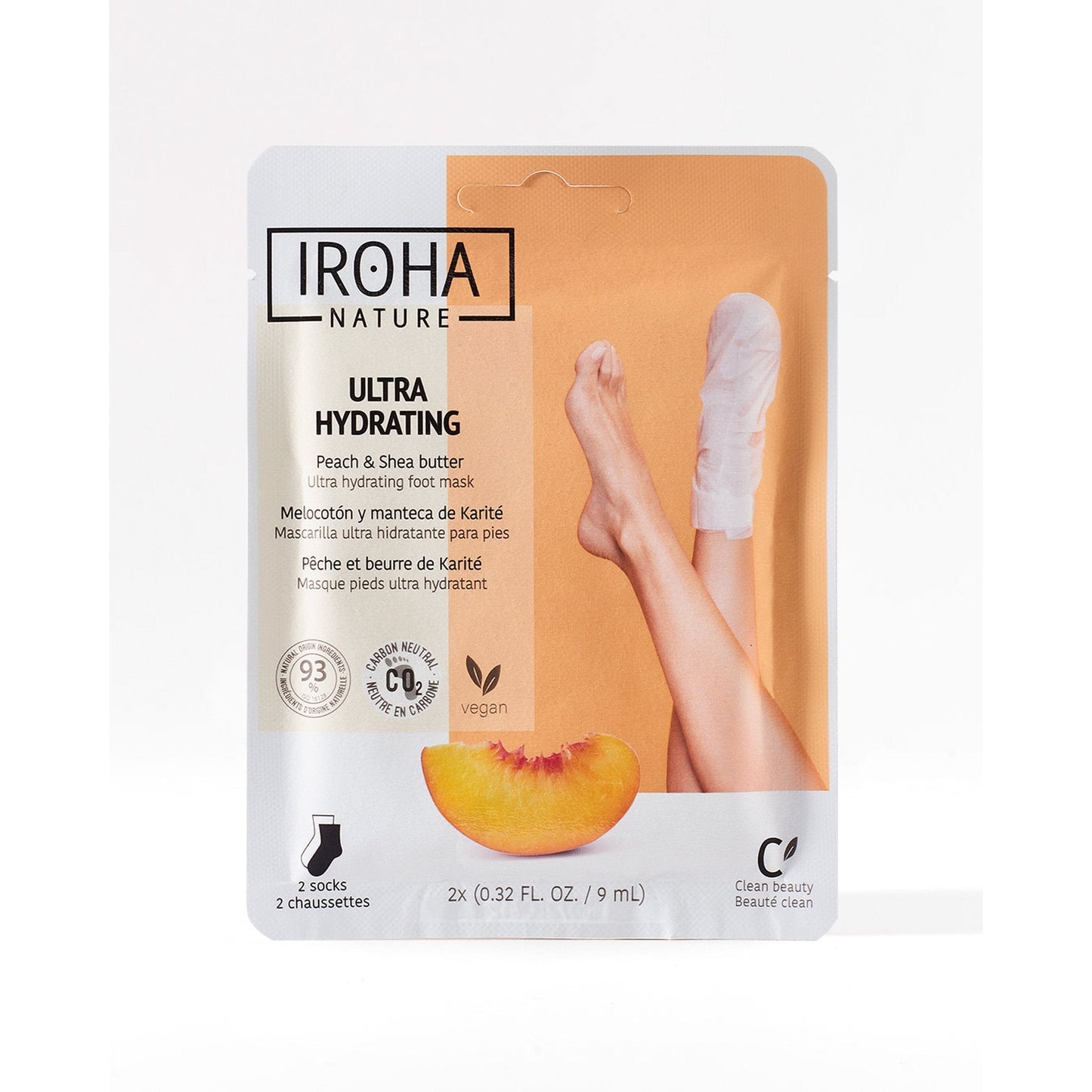 Iroha Nature - Foot Mask Ultra Hydrating - Case Of 15 - 0.32 Ounces
