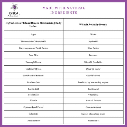 Natural Body Lotion (Rose or Coconut) Deep Moisturizing for All Skin Types