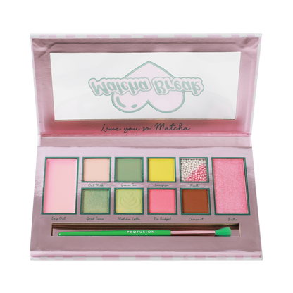 Matcha Break 10 Shade Palette & Brush