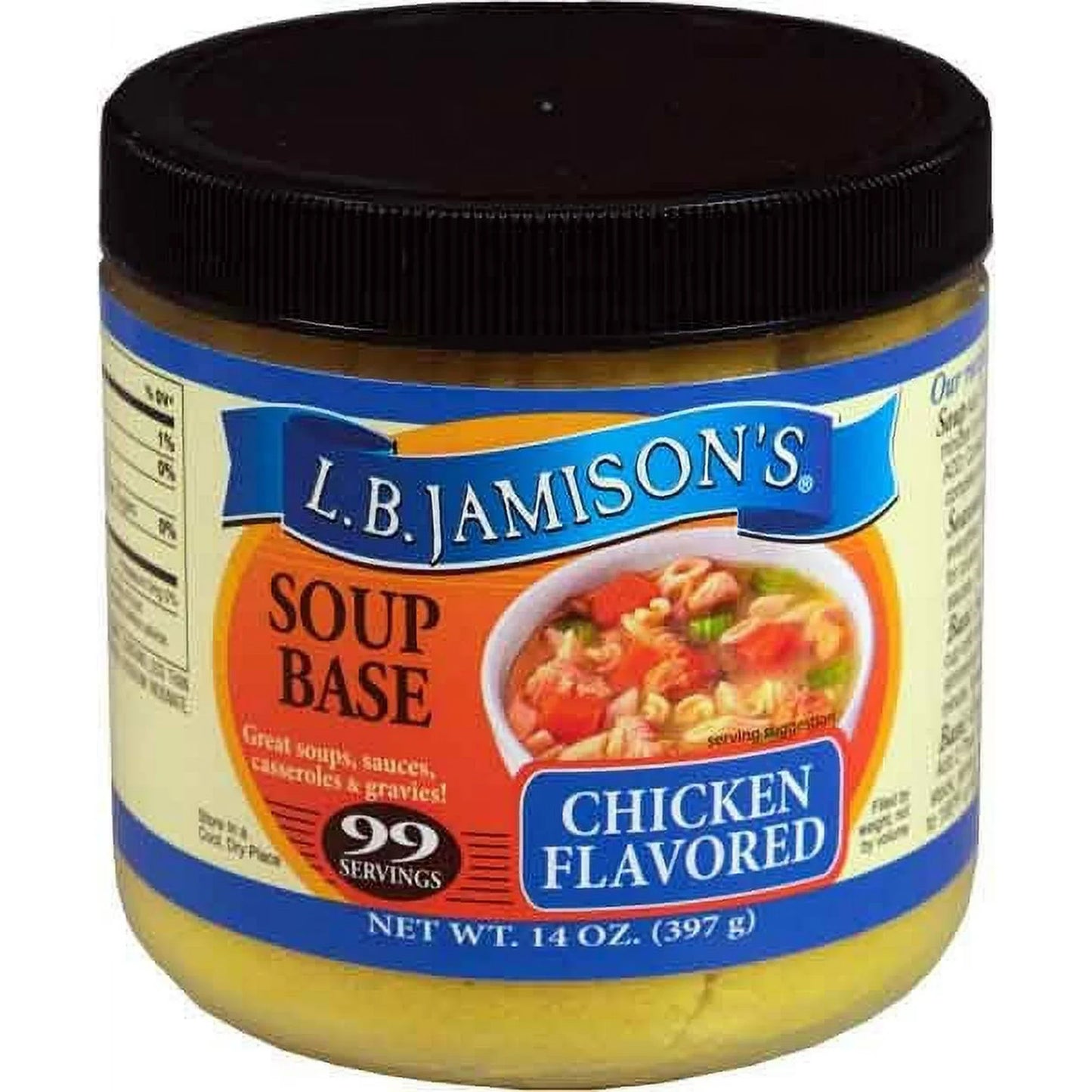 Jamison - Soup Base Chicken - Case Of 6 - 14 Ounces