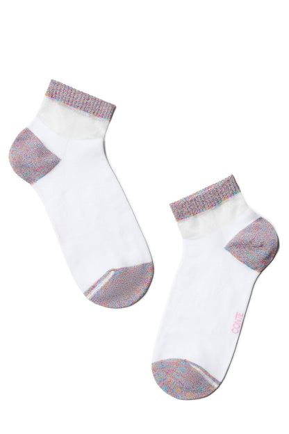 Cotton Ankle Socks Conte Active - 207 with Lurex