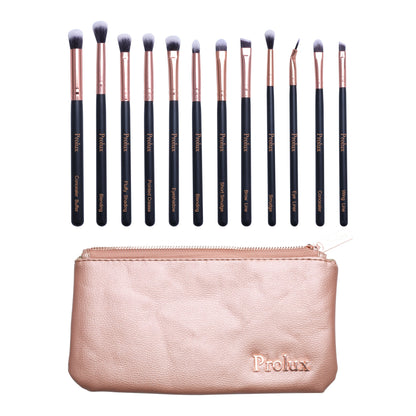 Deluxe 12 Piece Eye Makeup Brush Set