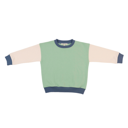 3-tone Sweatshirt in Green Trio