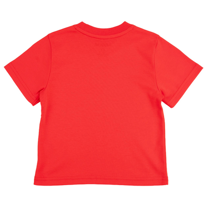 Kids Solid Tee in Engine Red