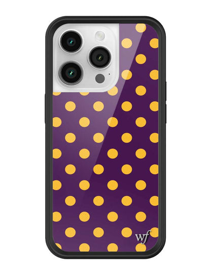 Polka Dot | Purple and Yellow iPhone Case