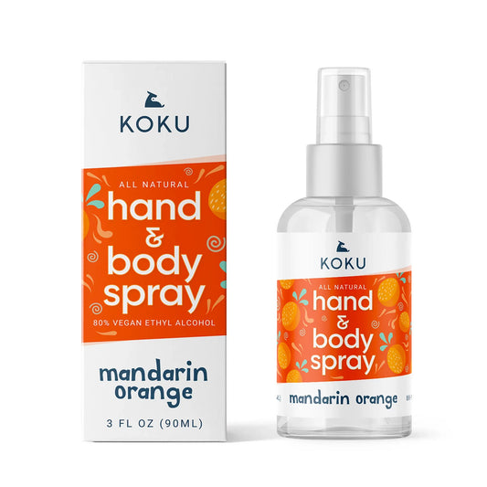Koku Mandarin Orange Hand & Body Spray - 3 Fluid Ounces