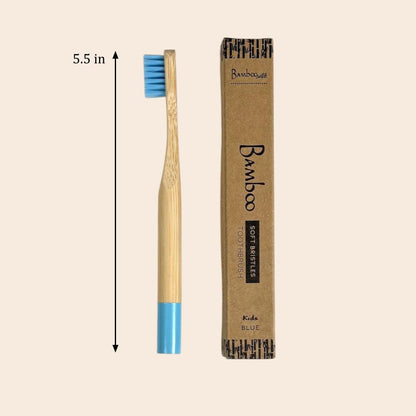 Bamboo Kids Toothbrush | Round Handle