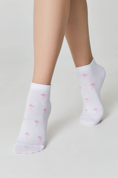 Cotton Ankle Socks Conte Active - 589 Palm Trees