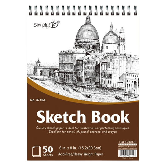 Simply Sketch Book (6″×8″, 50 hojas)